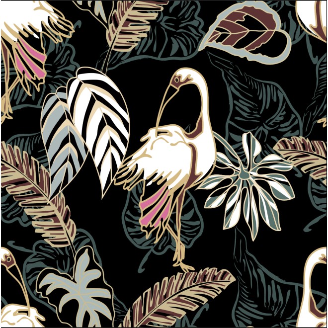 Warmer Whippet- und Windhundmantel Palm Leaf