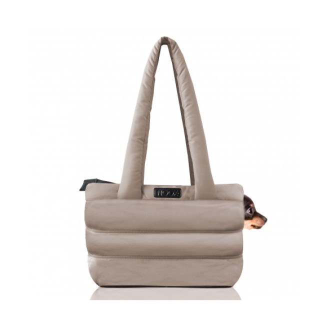 Ultraleichte Hundetasche Noox Klub Bag creme-gold