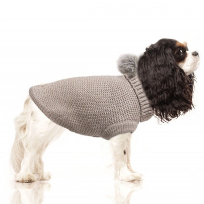 Milk & Pepper Strick-Hundepullover Camille