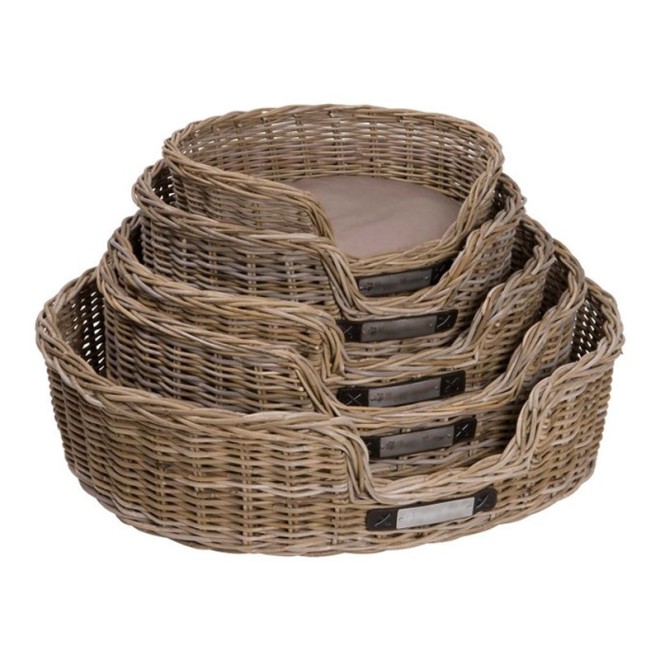 Happy House klassischer Rattan-Hundekorb Gr. XL