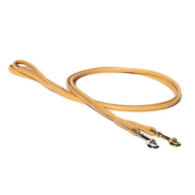 Rundleine Nappaleder 1,20 m sand, 4 mm Durchmesser