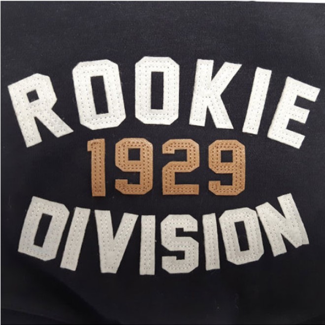 Milk & Pepper gefüttertes Hundesweatshirt Rookie navy