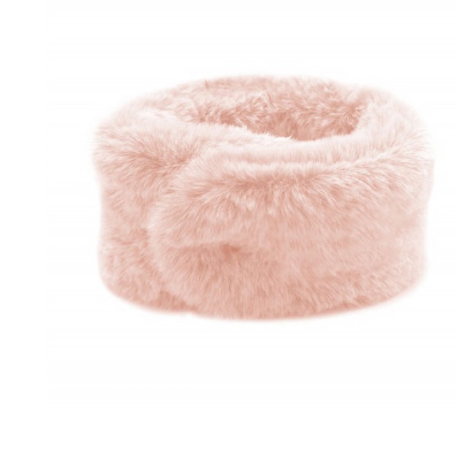 Milk & Pepper Snood JIAN Kuschelfell rosa für Hunde