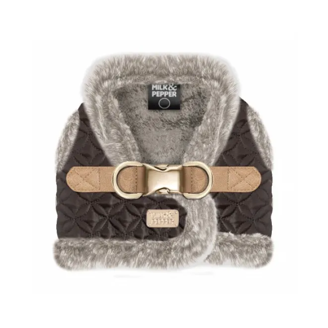 Softgeschirr MERYL mit Kunstfell auch für Dackel