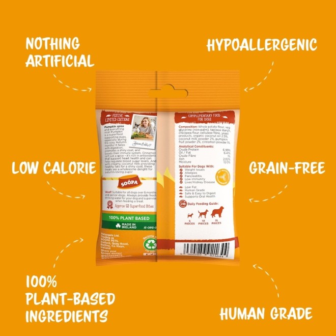 Getreidefreie Hundeleckerli SOOPA Pumpkin Spiced Latte