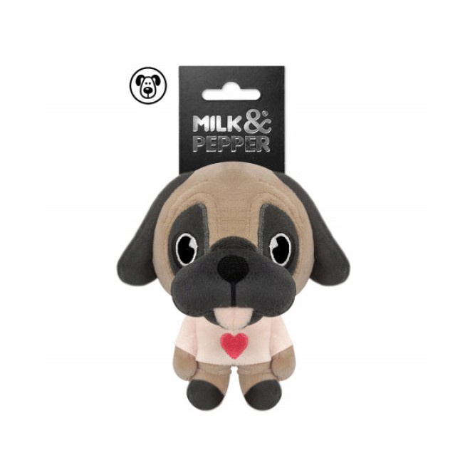 Plüschspielzeug Mops LILA Milk & Pepper