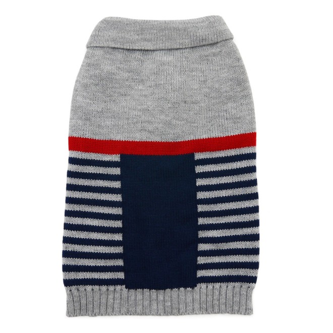 Strick-Hundepullover Necktie & Stripes - neu aus New York