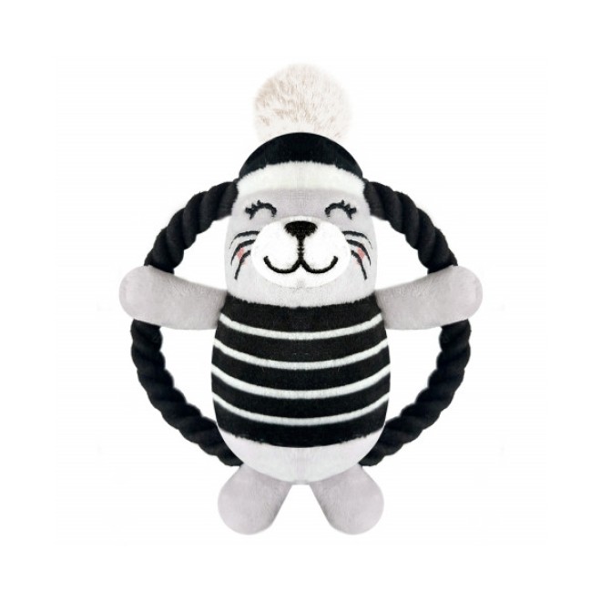 Milk & Pepper Tau-Hundespielzeug EDNA mit Pudelmütze