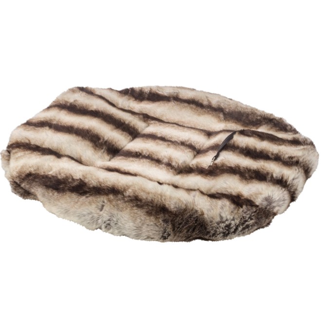 TG&L Hundetasche Bellagio Vintage anthrazit Chinchilla Webpelz