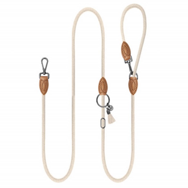 Milk & Pepper Umhängeleinen EDWARD aus Tau off-white