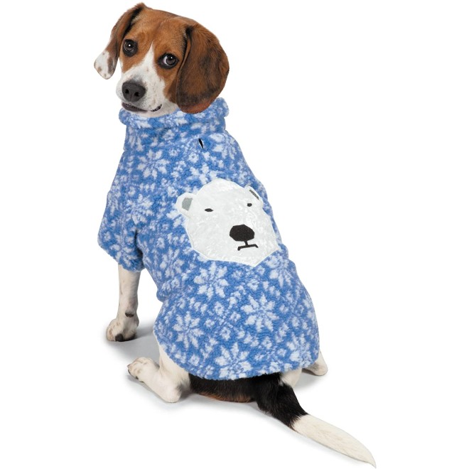 Warme Hundeweste Eisbär im Berber-Look Gr. S