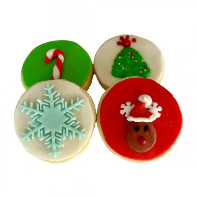 Cupcakes mit Weihnachtsmotiven für Hunde in Geschenkbox