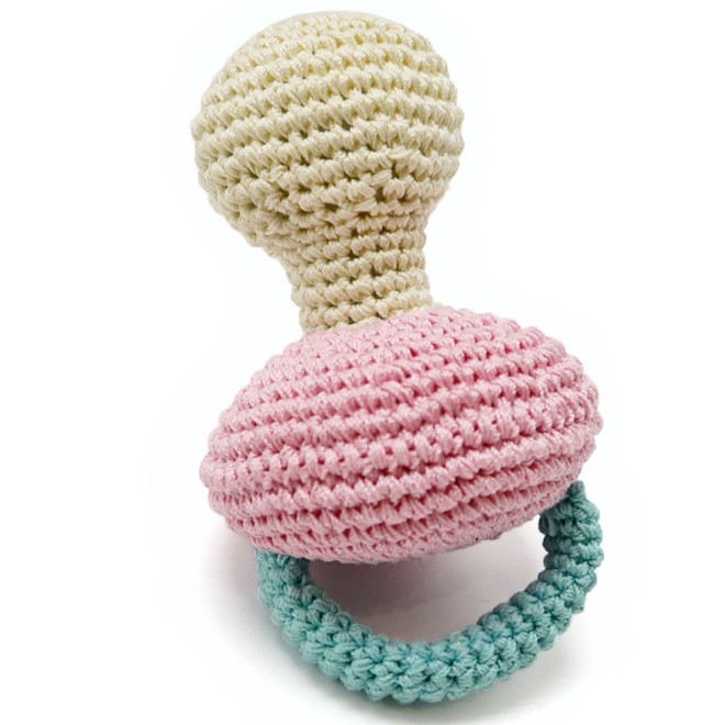 Welpen-Häkelspielzeug LIEBLINGSSCHNULLER