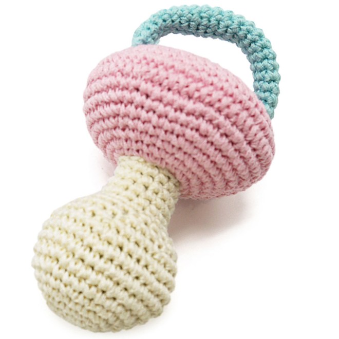 Welpen-Häkelspielzeug LIEBLINGSSCHNULLER