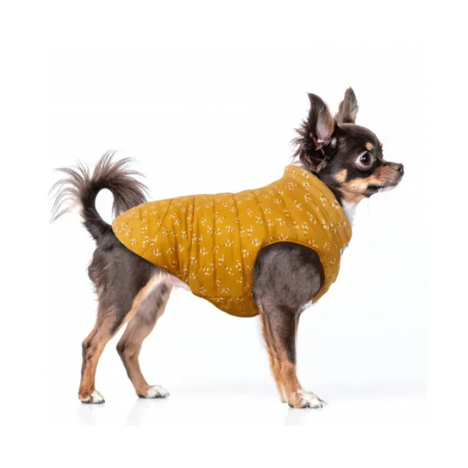 Milk & Pepper Wende-Hundemantel LILY mit chinesischen Blüten