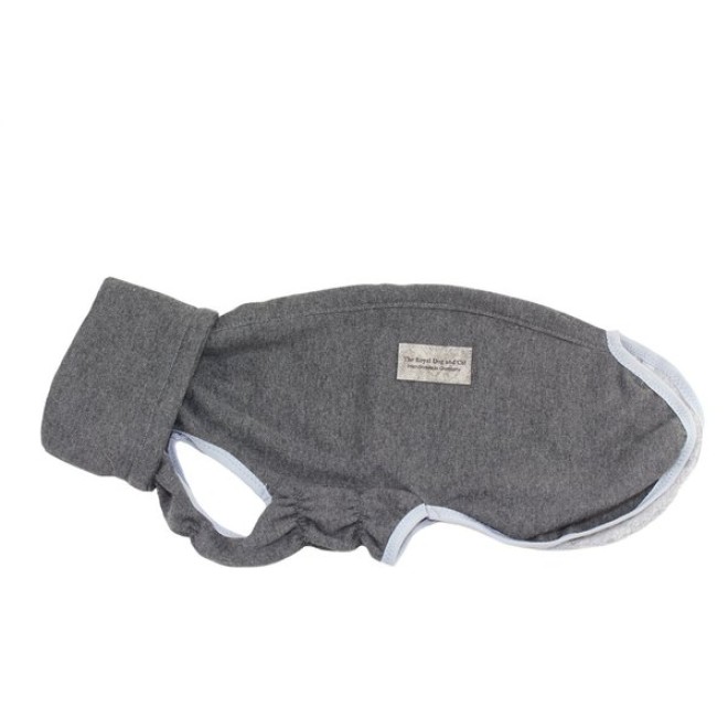 Hundepullover für Windhunde und Whippets anthrazit