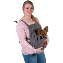 Fronttasche für Hunde REPT grey