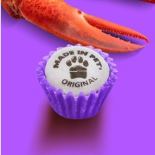 12 Mini Cupcakes Seafood Lobster für Hunde