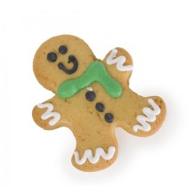 Weihnachts-Hundekeks Lebkuchenmann in der Geschenktüte