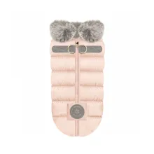 Hundemantel FAUSTINE rosa mit Geschirr von Milk & Pepper