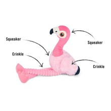 Robustes Flamingo Hundespielzeug