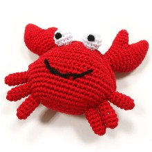 Häkel-Hundespielzeug Krabbe
