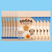 Welpenkekse SOOPA Puppy Bites Banane und Kürbis
