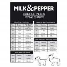 Milk & Pepper Hundehalsband in Flechtoptik EDWARD off-white
