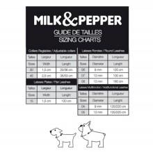 Milk & Pepper geflochtenes Hundehalsband KAYA Fuchsia