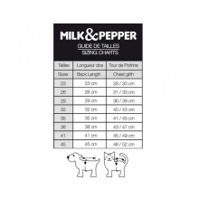 Milk & Pepper Hundemantel KIARA taupe