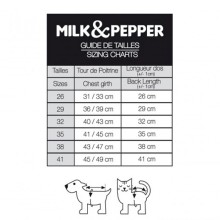 Milk & Pepper Harness-Hundejacke Gordon mit Reißverschluss