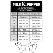 Milk & Pepper sehr warmer Hundemantel KENAN zum Wenden