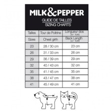 Milk & Pepper Wende-Hundemantel Kieran camel/offwhite
