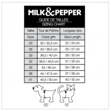 Milk & Pepper Wende-Hundejacke Nikita rose für kleine Hunde