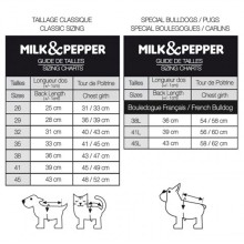 Maritimes T-Shirt für Hunde BRIEUC Milk & Pepper