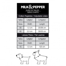 Milk & Pepper maritimes Nylon-Hundehalsband HERITAGE