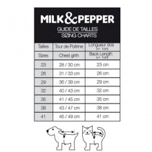 Milk & Pepper Wende-Hundemantel Misha mit Plüsch