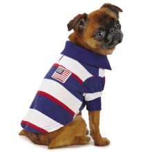 Hunde-Poloshirt USA mit LSF 40, Gr. XXS