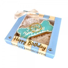 Geburtstags-Hundekeks-Knochen HAPPY BIRTHDAY rosa oder hellblau