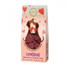 Hundekekse Love Bug mit Blaubeer-Geschmack