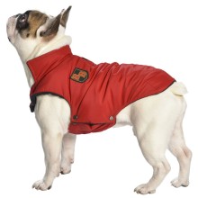 Warmer Hundemantel BB rot - auch für Mops & Bully