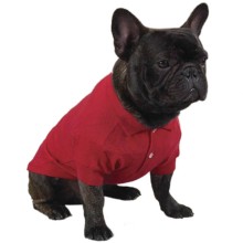 Hunde-Poloshirt rot, Gr. XXS