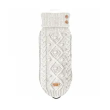 Zopfstrick-Hundepullover KEELAN off-white auch für Dackel