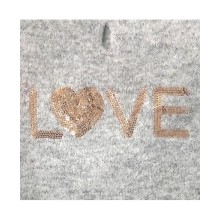 Hundepullover JADE LOVE in grau