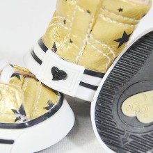 Hunde-Sneakers BE A STAR gold
