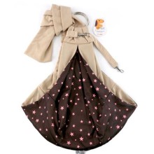 Seitentragetasche Pet Sling für Hunde sand