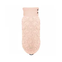 Jacquard-Hundepullover ERNESTINE rose auch für Dackel und Bully