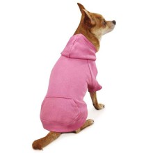 Kapuzensweater für Hunde rosa, Gr. XS