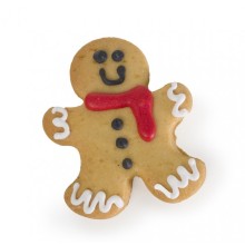 Weihnachts-Hundekeks Lebkuchenmann in der Geschenktüte