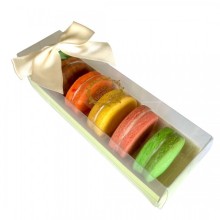 Macarons mit Vanillecreme gefüllte Hundekekse 6 Stück